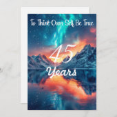 Meilenstein individuell gestalten - an sich selbst einladung (Vorne/Hinten)