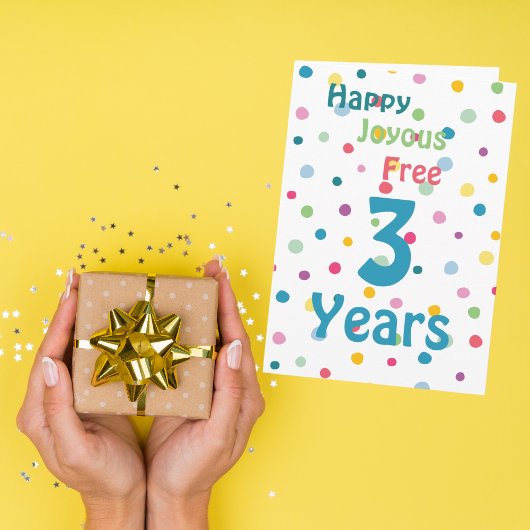 Meilenstein individuell gestalten - Happy Freuen S Karte