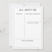 Meilenstein Keepake Card: Drei Monate alt Ankündigung (Rückseite)