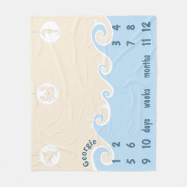 Meilenstein Ocean Mobile Baby Fleecedecke
