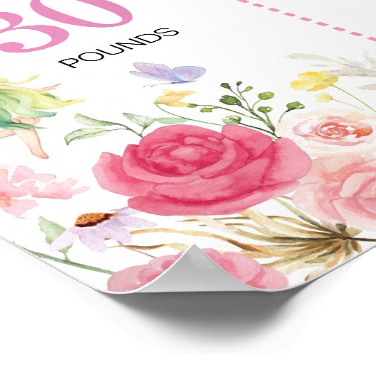 Meilenstein-Poster für das erste Foto der Märchenl Poster (Ecke)