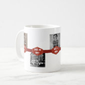 Meilenstein-TasseTimelines der Wendepunkt-5-Step Kaffeetasse (Vorderseite Links)