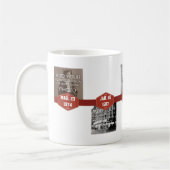 Meilenstein-TasseTimelines der Wendepunkt-5-Step Kaffeetasse (Links)