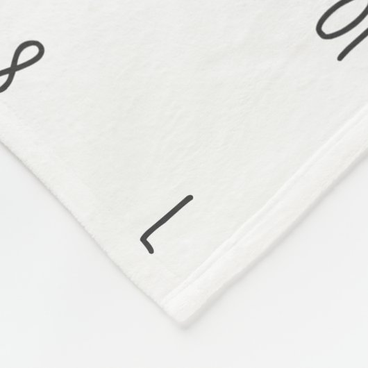 Meilenstein-Wachstumspfade - Teddy Bär Fleecedecke (Ecke)