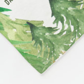 Meilenstein-Wald-Babytracker Fleecedecke (Ecke)