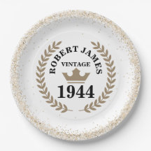 Meilenstein zum Geburtstag für jedes AgePaper Plat