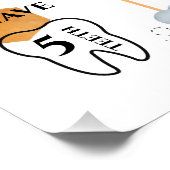 Meilensteine des ersten Bienenstags Glossy Poster (Ecke)