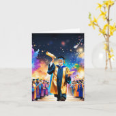 Meilensteine feiern: Für Ihre Errungenschaft sorge Karte (Gelbe Blume)