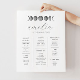 Meilensteine-Poster für Moon Phones Poster