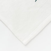 Meilensteine Wasserfarbtracker, weiße Blüten Fleecedecke (Ecke)