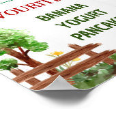 Meilensteine zum ersten Geburtstag der Landwirtsch Poster (Ecke)