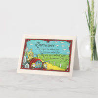 Meilensteine zum Geburtstag, ideal für antike Auto
