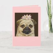 Meili der Mops-Karte Karte (Vorderseite)