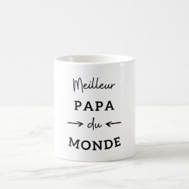 Meilleur papa du monde (noir) kaffeetasse