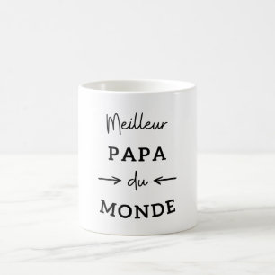 Meilleur papa du monde (noir) kaffeetasse
