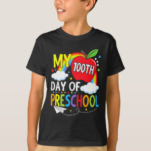 Mein 100. Tag des vorschulischen Spaß Schüler Kind T-Shirt