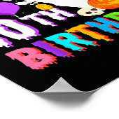 Mein 10. Geburtstag gibt Ghost Pumpkin Halloween C Poster (Ecke)