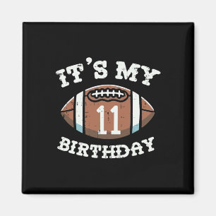 Mein 11. Geburtstag American Football 11 Jahre alt Magnet