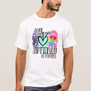 Mein 12. Geburtstag ist Poppins lustiger Pop Gebur T-Shirt