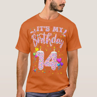 Mein 14. Geburtstag Doughnut Happy 14 Years Old G T-Shirt