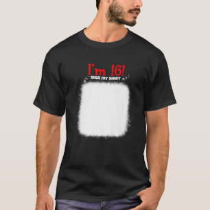 Mein 16. Geburtstag signiert meine sonnigen Geburt T-Shirt