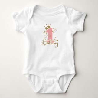 Mein 1. Geburtstag Baby Girl Bodysuit Strampler
