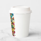 Mein 1. Geburtstag Cookies Cake und Balloons Pappbecher (Links)