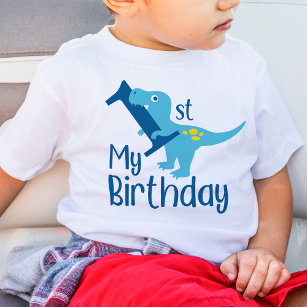 Mein 1. Geburtstag Junge Dinosaurier T - Shirt