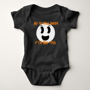 Mein 1. Halloween-Geist Baby Strampler