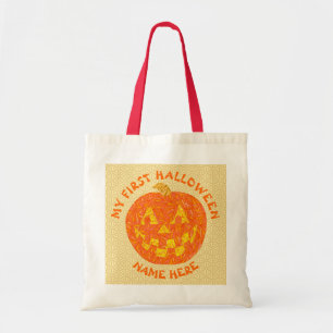 Mein 1. Halloween Kürbislaterne Pumpkin Fun Tragetasche