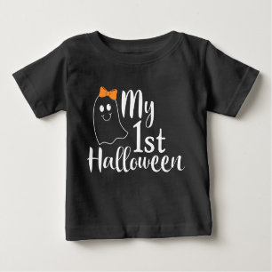 Mein 1. Halloween Niedliches Girl Baby T-shirt