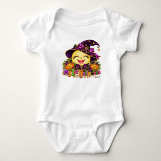 Mein 1. Halloween Süße Hexe Kürbis Baby Strampler