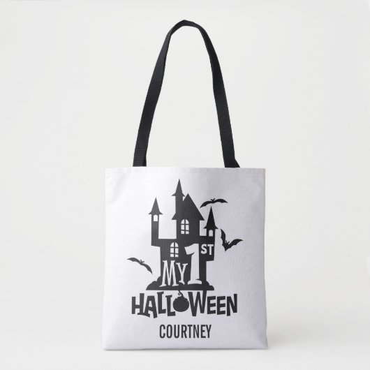 Mein 1. Halloween-Trick oder meine Süßigkeiten Tasche (Vorderseite)