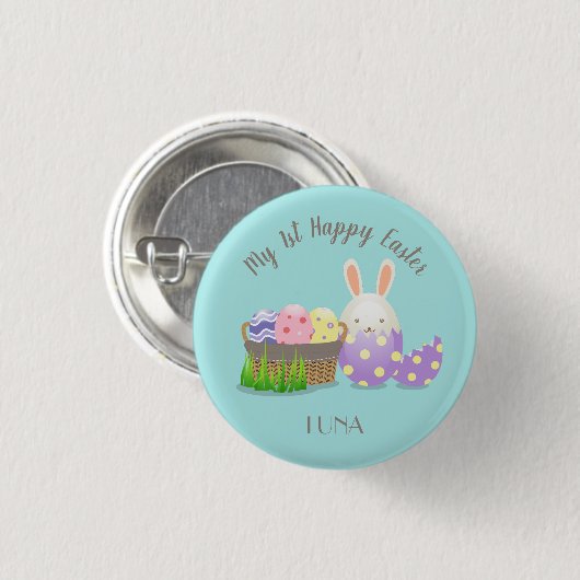 Mein 1. Happy Oster Button (Vorne & Hinten)