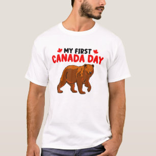 Mein 1. kanadischer Day Bär mit Ahornleaf Canad T-Shirt