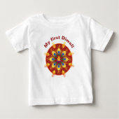 Mein 1. (oder eine beliebige Zahl) Diwali Baby T-shirt (Vorderseite)