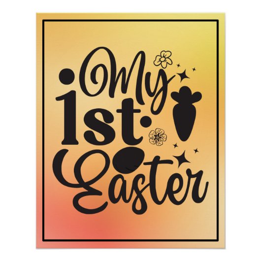 Mein 1. Ostern-93185 Poster (Vorderseite)