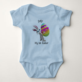 Mein 1. Ostersonne mit einem Ei-Baby-Bodysuit Baby Strampler