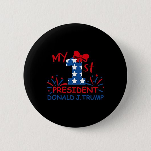 Mein 1. Präsident Donald Trump Button (Vorderseite)