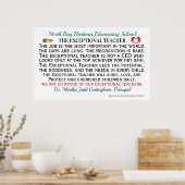 Mein 1-tägiger Verkauf: Das außergewöhnliche Lehre Poster (Küche)