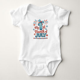 Mein 1. Unabhängigkeitstag Baby Strampler