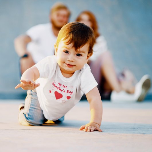 Mein 1. Valentinstag Baby T-shirt