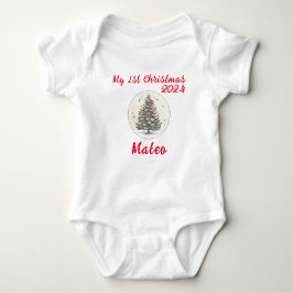 Mein 1. Weihnachten 2024, Weihnachtsgeschenk, Unis Baby Strampler