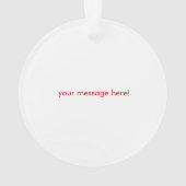 Mein 1. Weihnachten - addieren Sie Ihr Foto Ornament (Rückseite)