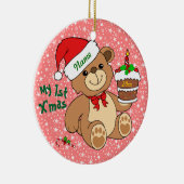 Mein 1. Weihnachten Keramik Ornament (Rechts)