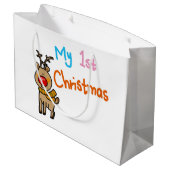 mein 1. Weihnachten (Ren) Große Geschenktüte (Rückseite Schrägansicht)