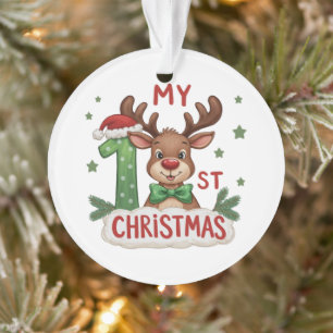 Mein 1. Weihnachten – Rentierfreude Ornament