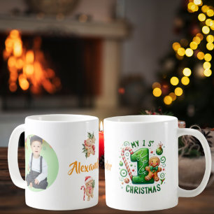 Mein 1. Weihnachts-Gingerbread-Foto Kaffeetasse
