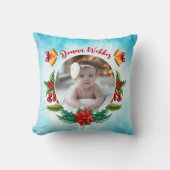 Mein 1. Weihnachtsblau Kissen (Vorderseite)