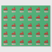 Mein 1. Weihnachtsfahrer Rentier Geschenkpapier (Flach)